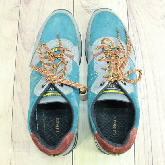 LL Bean Katahdin 2 Multicolor Suede Padded Collar Hiking Sneaker Shoes Size 11 M - Picture 7 of 9